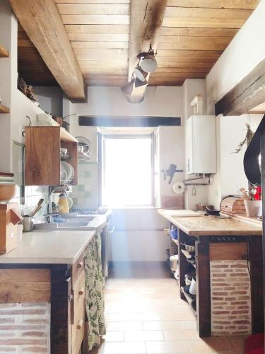 Vintage cozy apartment with 2 rooms in Smerillo