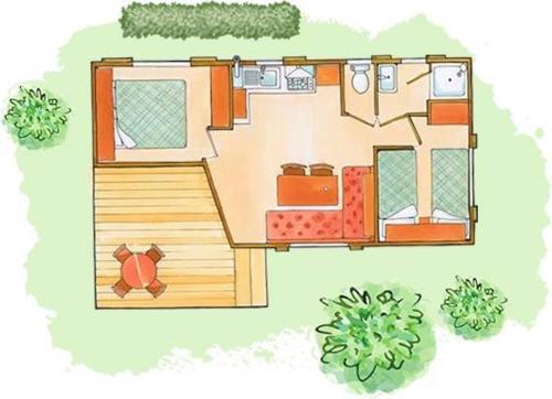 2 bedrooms, 4 beds