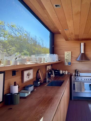 Exclusive cabin with pool, coastal rocks & privacy in Hvasser