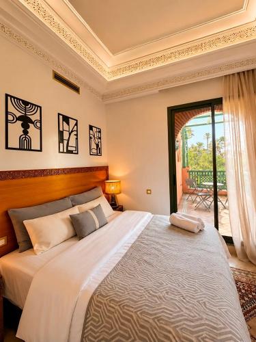APPARTEMENT PALMERAIE VILLAGE MARRAKECH 3Chambres in Teluetas