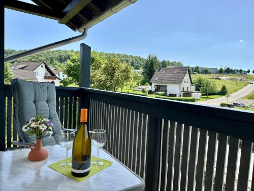 Balkons/terase, Appartementhaus EifelAdventures in Berlingen