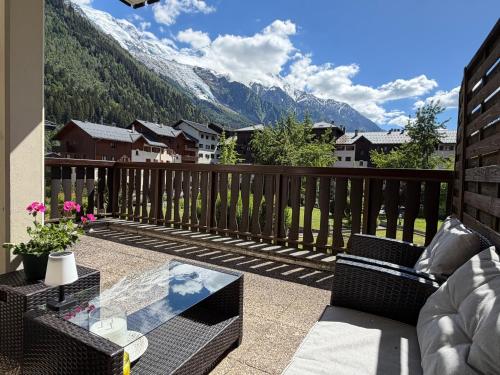 Appartement Mont Blanc Rénové 2026 Parking et Terrasse