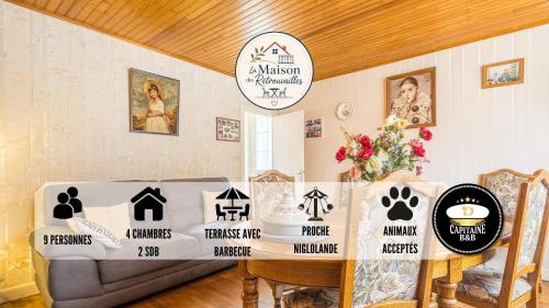Vendégszoba, La Maison des Retrouvailles - Juvancourt - 9 pers in Laferte-sur-Aube