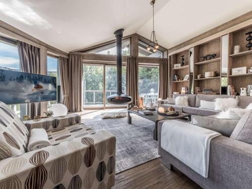 Chalet moderne, vue montagne - 8 (+2) pers. - FR-1-631-252 – khách sạn tại Villard-Dessus