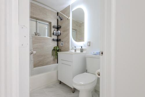 Bathroom, Bright & Modern Vacation Home in North Miami Beach in North Miami Beach