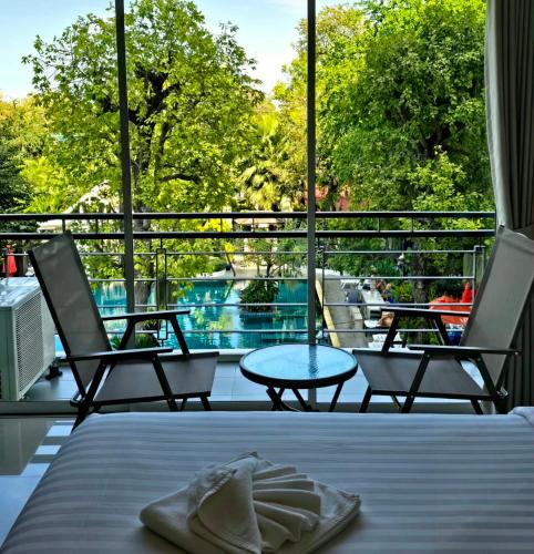 Balcony/terrace, UR The Private Hua-Hin near Wat Huay Mongkol
