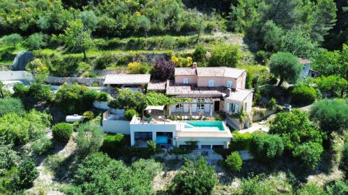 A szálláshely kívülről, La Casa dela Felicidad Villa piscine privée Près de Nice (La Casa dela Felicidad Villa piscine privee Pres de Nice) in L'Escarène