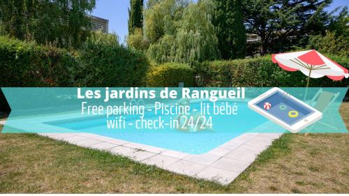 Les jardins de Rangueil, Parking, Métro, Piscine – khách sạn tại Rangueil