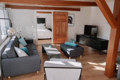 Charmante Reetdachwohnung bei Husum mit Terrasse in Rantrum