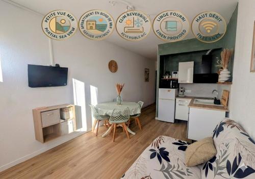 LE LOGIS, T2 au pied de la plage, Climatisation
