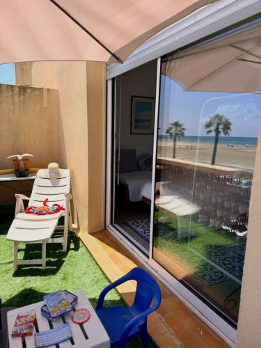 Le Languedocien T3 front de mer terrasse vue Méditerranée - Location saisonnière - Port-la-Nouvelle