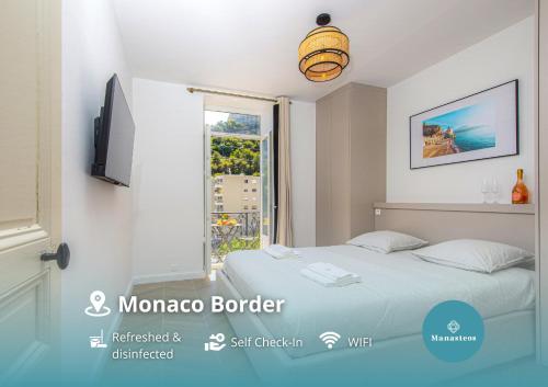 Monaco Border - Cocon avec balcon & vue mer - HA