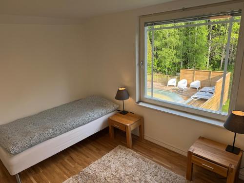 large house with pool in Småland near river (large house with pool in Smaland near river) in Agunnaryd