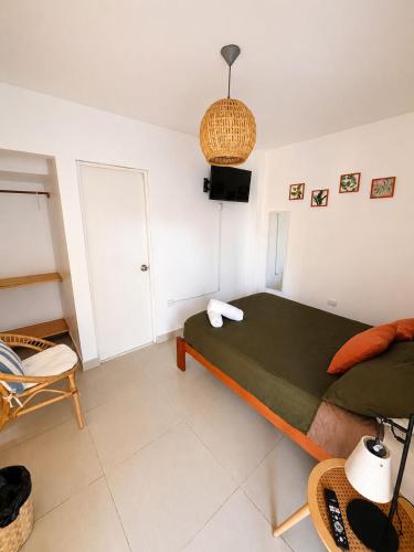 1 double bed
