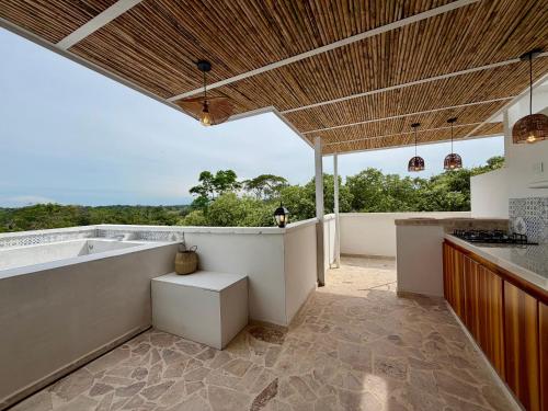 Santorini Colombiano con Jacuzzi Privado Escapada Perfecta in Doradal