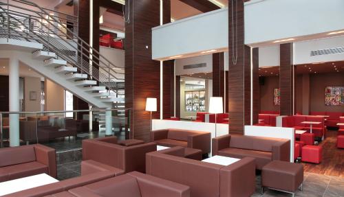 صالة مشتركة/ منطقة التلفزيون, Hôtel Mediterranee in Lourdes