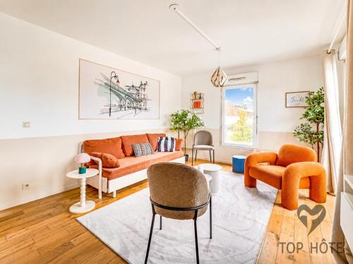 CAOPEO - Top Hôte Paris - 8 personnes Balcon Parking