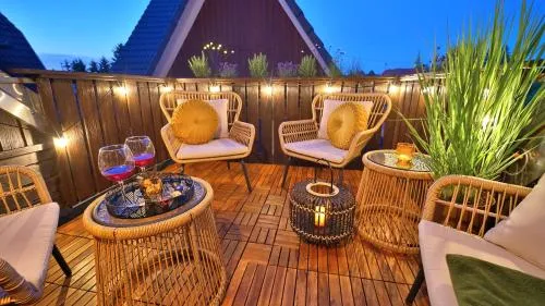 Green Loft Schwarzwald - Dach-Balkon--Musik-Ecke in Winzeln, Deutschland