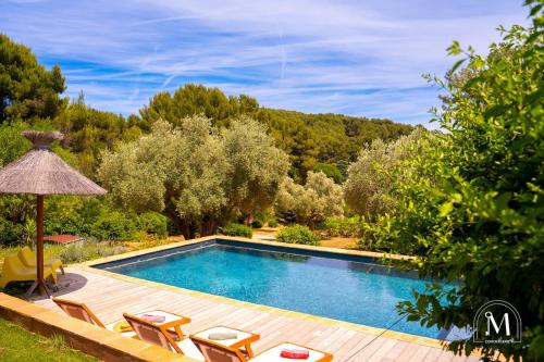 Villa climatisée avec piscine à Sanary-sur-Mer