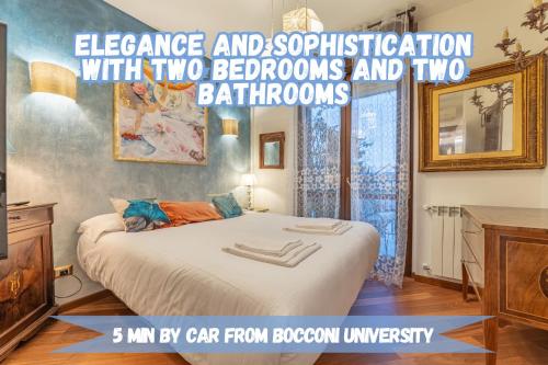 5' from Bocconi University with 2 Bedr and 2 Bathr