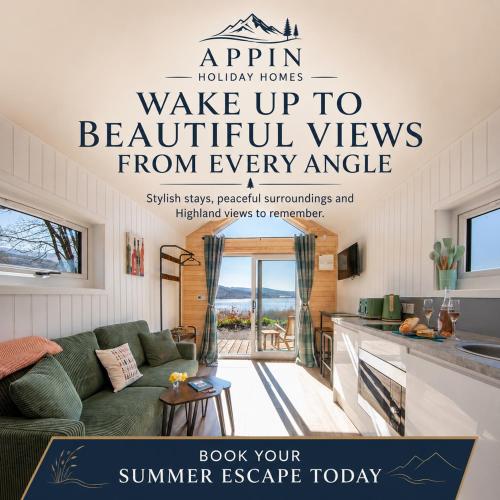 Appin Holiday Homes - Lodges, Shepherds Hut and Train Carriage stays in Port Appin
