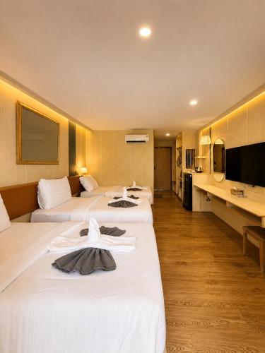 Triple room, balcony, 3 beds
