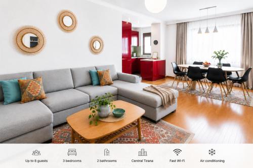 Sunny Apartment near Tanners Bridge with Free Breakfast Basket, Tirana