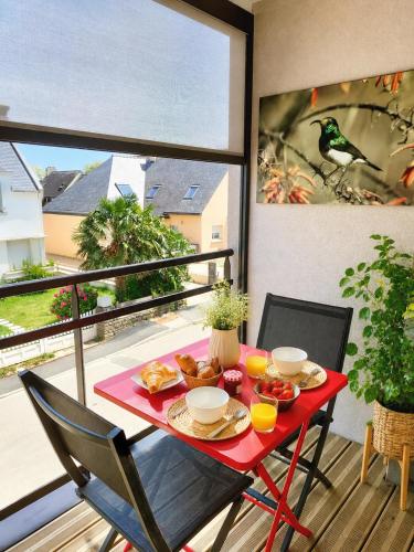 Evasion chic au coeur de la ville et proche plage - Garage privé - Deux chambres - Location saisonnière - Fouesnant