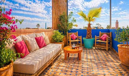 Majorelle - Rooftop Privé au Dernier Étage - Centre Ville Marrakech