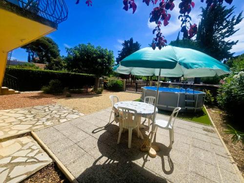 Peldbaseins, Le Balcon de Cournon, piscine, jardin, clim à 15 min de plages (Le Balcon de Cournon, piscine, jardin, clim a 15 min de plages) in Cournonterral