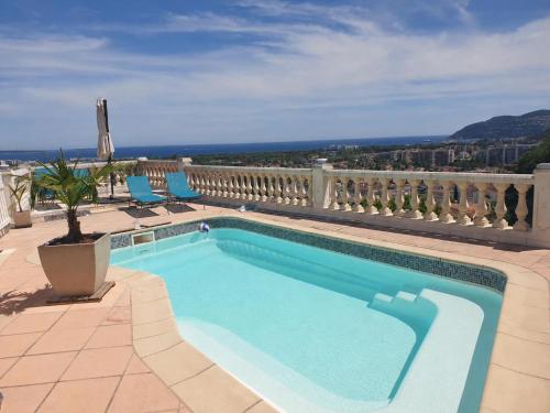 T2 Villa Dolce Vita avec piscine et vue mer