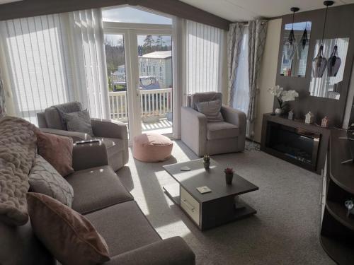 Guestroom, Tranquil Lodge Retreat in Northumberland in Shilbottle
