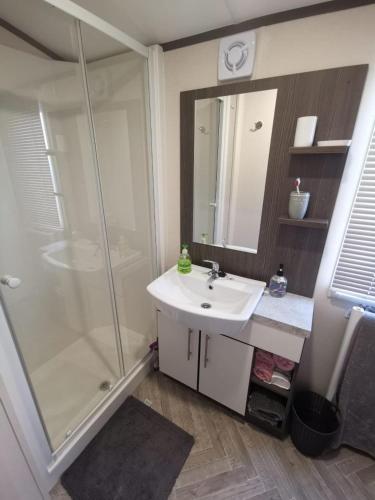 Bathroom, Tranquil Lodge Retreat in Northumberland in Shilbottle