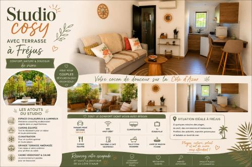 Studio cosy a 500m de la plage