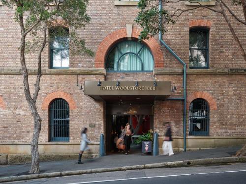 Entrance, Hotel Woolstore 1888, Sydney - Handwritten Collection in Darling Harbour