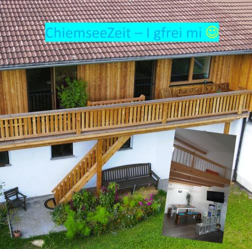 Ferienwohnung ChiemseeZeit :-) - Familie Lechermann in Gstada