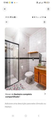 バスルーム, Quarto Bem Localizado em Lugar Tranquilo in バルエリ