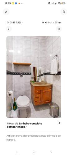 バスルーム, Quarto Bem Localizado em Lugar Tranquilo in バルエリ