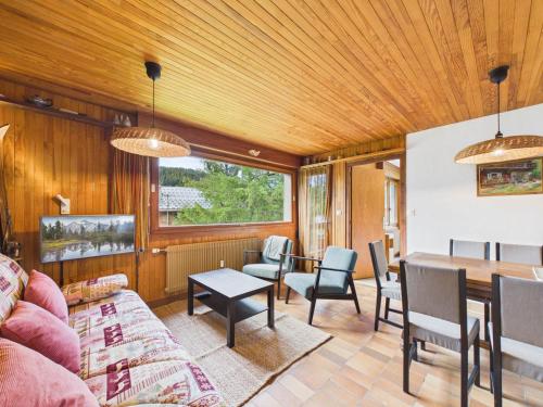 Location aux Gets : Appt 3* pour 6 pers, proche centre et pistes, WiFi, parking, casier à skis - FR-1-623-343