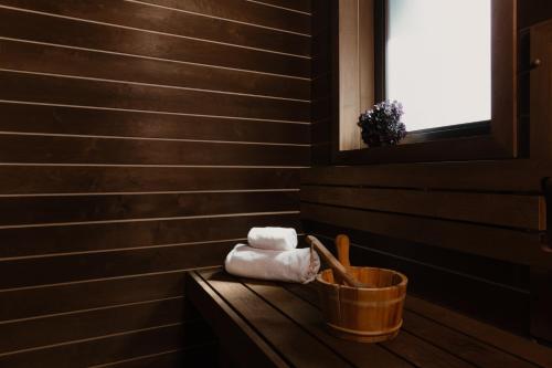 Sauna, Le Fitz Roy, a Beaumier hotel in Saint-Martin-de-Belleville