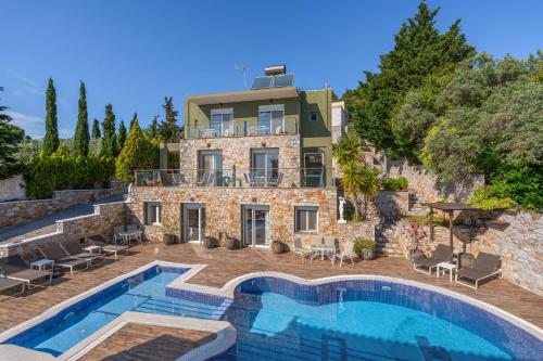 Viesnīcas āriene, Kalokairi Boutique Residence in Loutraki Skopelosa