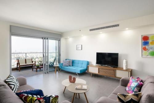 Mamad Deluxe & Terrace City Overview By Feelhome – khách sạn tại South Tel Alviv
