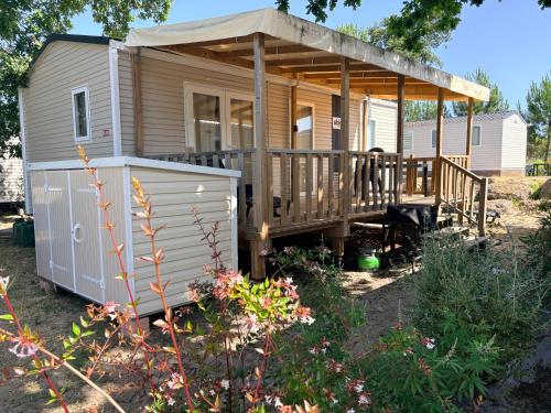 Mobil-home 2ch - Cap Ferret - Terrasse couverte