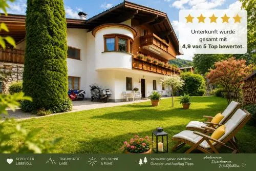 Urlaub in der Bergdoktor-Region Wilder Kaiser Terrasse Bergdoktor-Drehorte in der Nähe ITD098 in Itter, Österreich