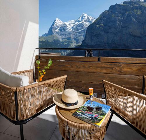 منظر, Eiger Mürren Swiss Quality Hotel in مورين