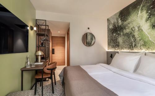 1 double bed