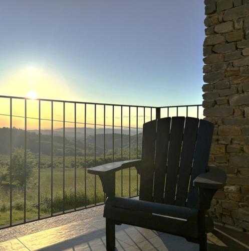 Viesnīcas āriene, Villa with view in the hart of Langhe in Serravalle Langhe