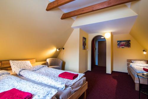 Penzion Slunecnice in โรคีท์นิซ นาด จิเซรู