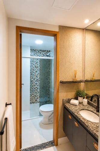 Kamar Mandi, diRoma Apt Luxo Completo Dentro do Parque Aquatico Oficial com parcelamento ate 12x no Cartao de Cre in Caldas Novas