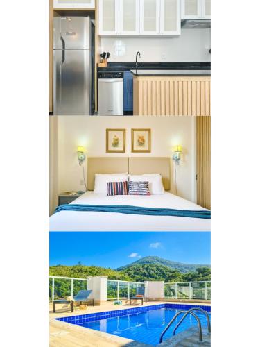 Apartamento canto sul praia das Toninhas - Vista da Serra do Mar – khách sạn tại Praia das Toninhas